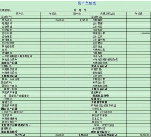 创建,会计科目,公司