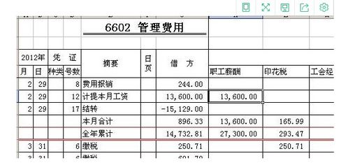 车船税入会计科目