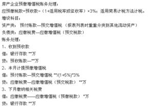 营改增后房地产会计科目设置