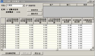 会计科目,项目