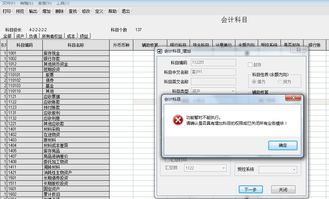 会计科目使用错误调整