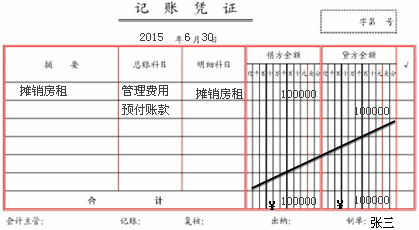 摊销,按月,会计科目,消费