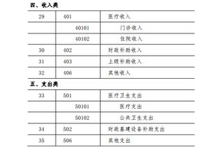 基层医疗机构会计科目,最新基层会计科目,基层医疗卫生机构会计科目
