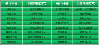 核算,专项,会计科目,设置