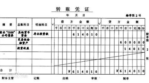 现金存款凭证会计科目