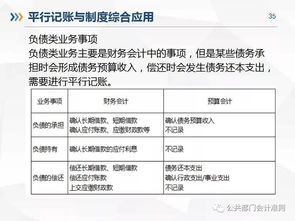 政府会计科目解释