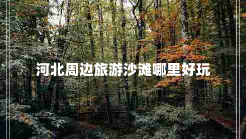 河北周边旅游沙滩哪里好玩