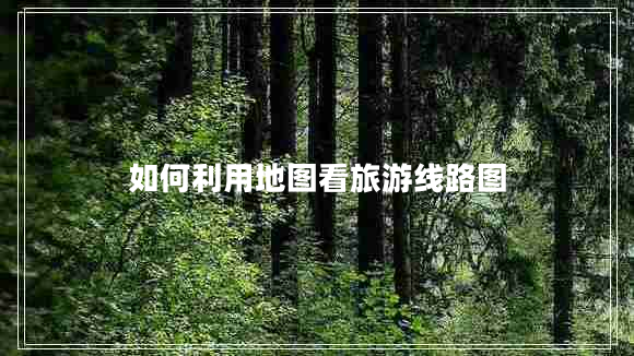 如何利用地图看旅游线路图