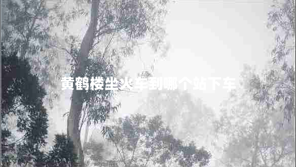 黄鹤楼坐火车到哪个站下车 黄鹤楼坐火车到哪个站下车