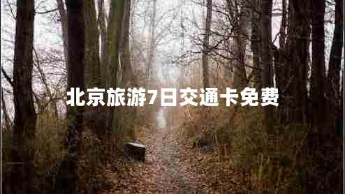 北京旅游7日交通卡免费