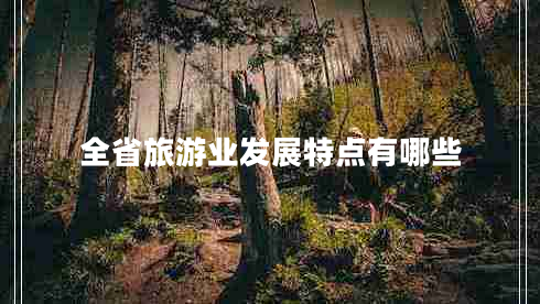 全省旅游业发展特点有哪些