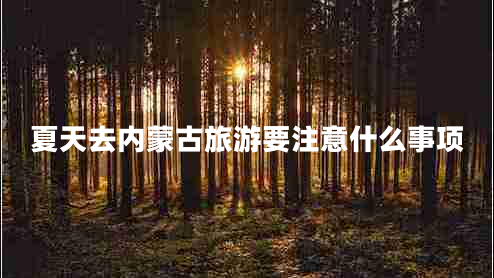 夏天去内蒙古旅游要注意什么事项