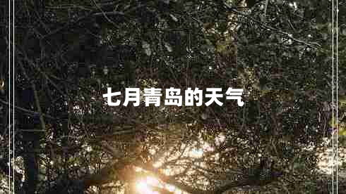 七月青岛的天气
