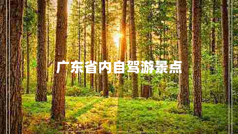 广东省内自驾游景点