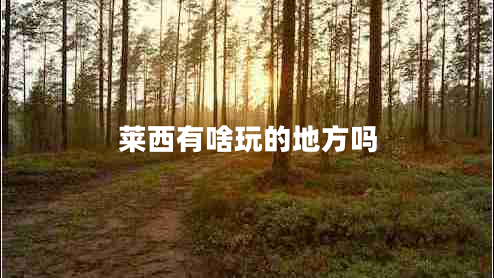 莱西有啥玩的地方吗 莱西有啥玩的地方吗