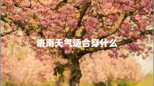济南天气适合穿什么