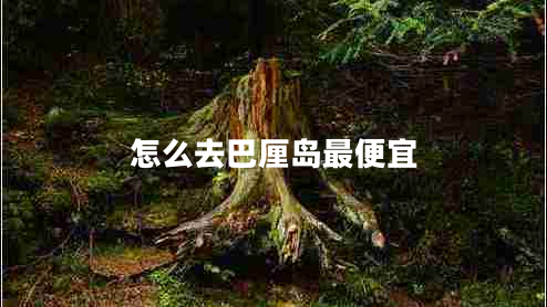 怎么去巴厘岛最便宜
