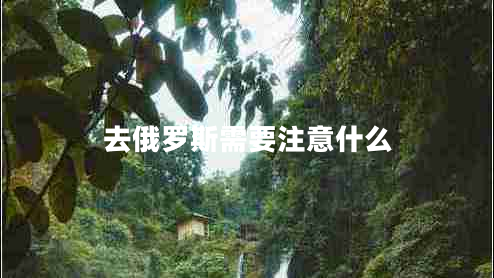 去俄罗斯需要注意什么
