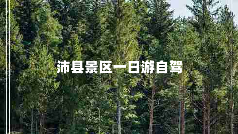 沛县景区一日游自驾