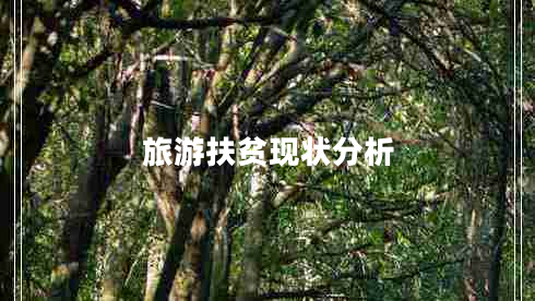 旅游扶贫现状分析
