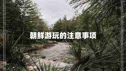 朝鲜游玩的注意事项