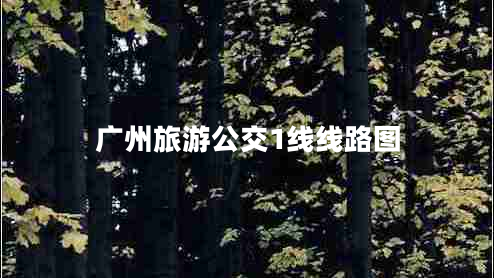 广州旅游公交1线线路图