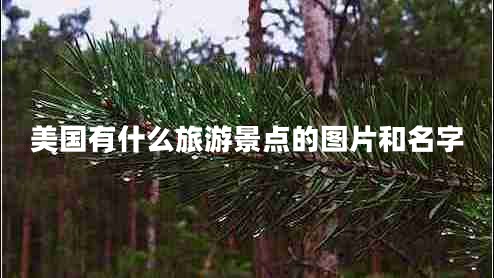 美国有什么旅游景点的图片和名字
