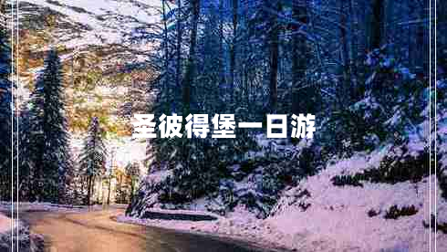 圣彼得堡一日游