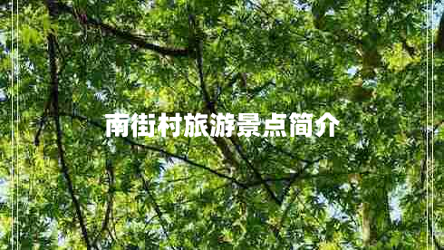 南街村旅游景点简介