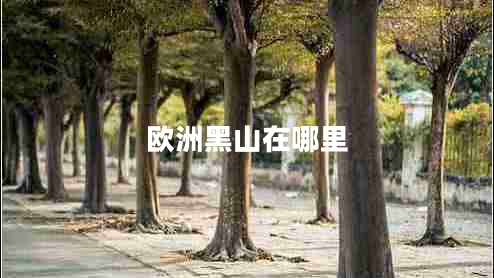欧洲黑山在哪里