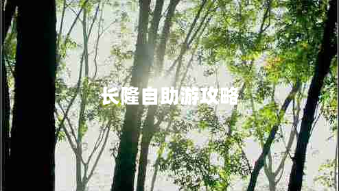 长隆自助游攻略