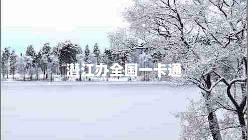 潜江办全国一卡通