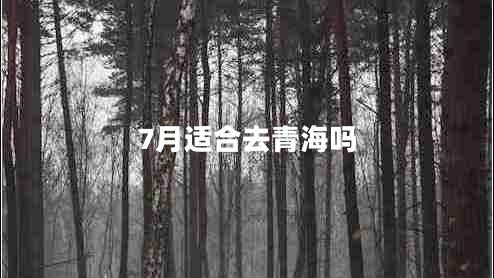 7月适合去青海吗