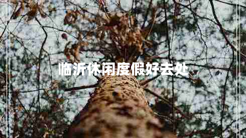 临沂休闲度假好去处