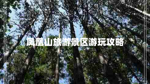 凤凰山旅游景区游玩攻略