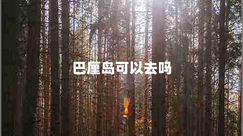 巴厘岛可以去吗