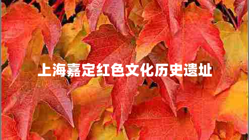 上海嘉定红色文化历史遗址