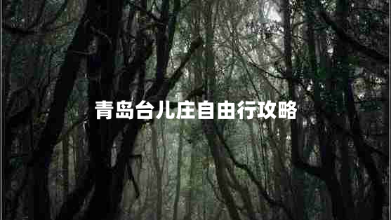 青岛台儿庄自由行攻略