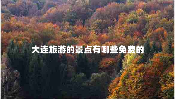 大连旅游的景点有哪些免费的