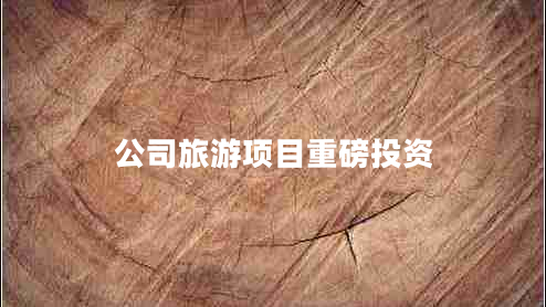 公司旅游项目重磅投资