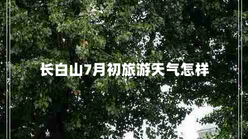 长白山7月初旅游天气怎样