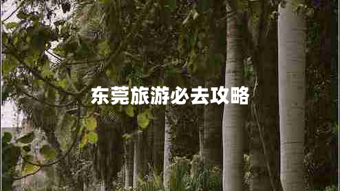 东莞旅游必去攻略