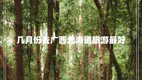 几月份去广西北海道旅游最好