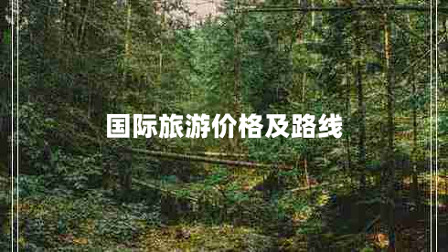 国际旅游价格及路线