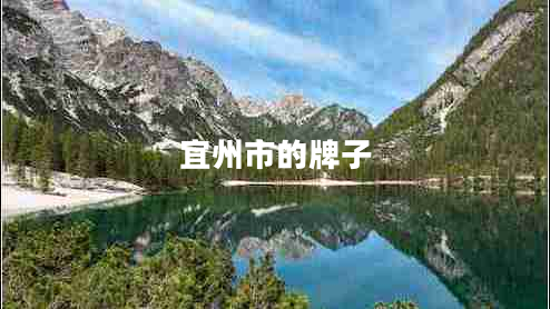 宜州市的牌子