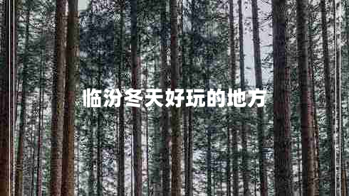 临汾冬天好玩的地方