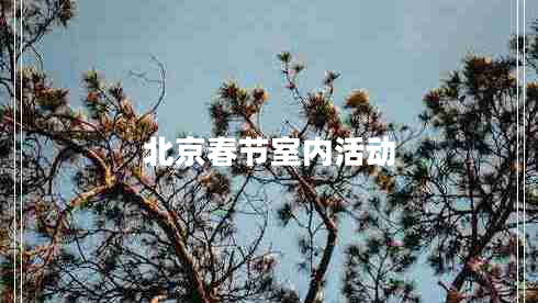北京春节室内活动