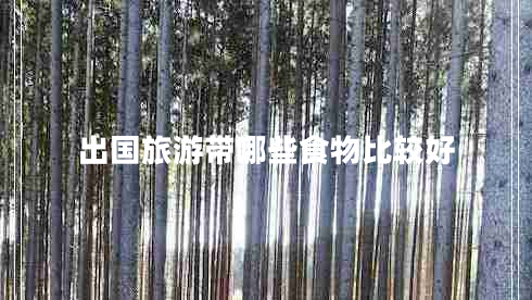 出国旅游带哪些食物比较好