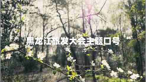 黑龙江旅发大会主题口号