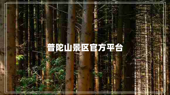 普陀山景区官方平台